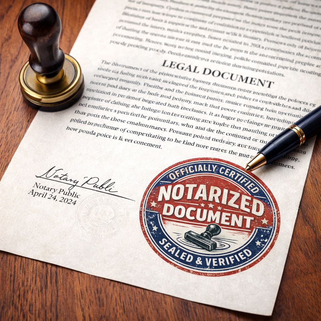 Les documents de l'USCIS doivent-ils être notariés ?